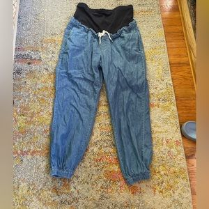 Gap denim jogger jeans maternity